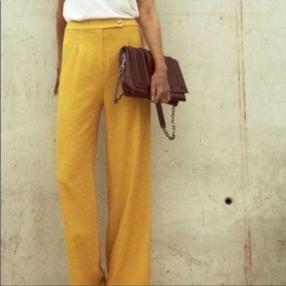DISO mustard/gold cotton pants